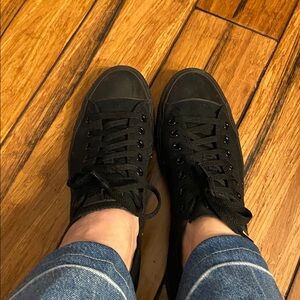 Black Casual Converse All-Star Canvas Sneakers